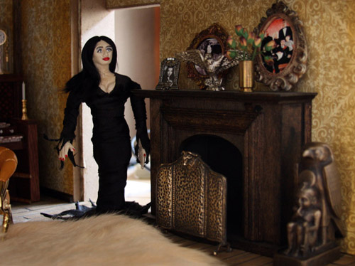 Ara Bentley's Addams Family Mansion Dollhouse