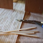 I've been using the scissor to cut the craft sticks