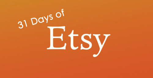 Etsy Logo 31 days