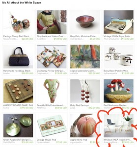 Esty Treasury: Its All About the White Space