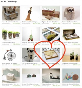 Esty Treasury: Its the Little Things