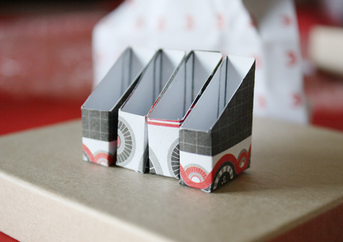 Dollhouse miniature magazine boxes