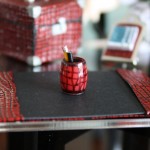 Miniature swap from FranMadeMinis: pencil cup
