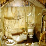 The Marble Bathroom in the Freeman's Dollhouse Castle