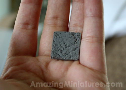 Making Miniature “Stone” Tiles