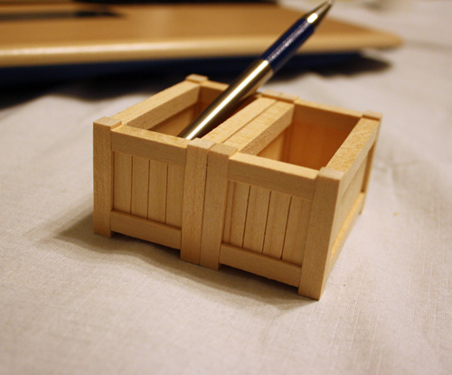 Finished miniature dollhouse custom planters