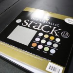 metallic scrapbook paper