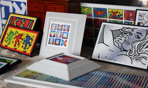 Custom Miniature Artwork Framing