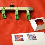 Custom Miniature Yaacov Agam Artwork Framing Project, Work in Progress