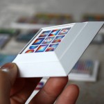 Custom Miniature Yaacov Agam Artwork Framing Project, 9-UP