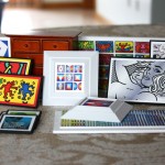 Custom Miniature Modern Artwork Framing Project - Andy Warhol, Roy Lichtenstein, Yaacov Agam, Robert Indiana, Keith Haring
