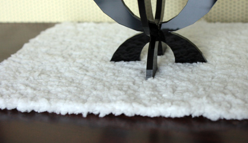 Shag rug made by TheShoppingSherpa.blogspot.com