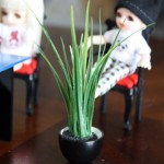 Miniature swap from FranMadeMinis: Large plant