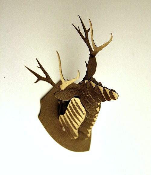 Mr. Antlers: Mini Cardstock Deer Head Kit Giveaway!